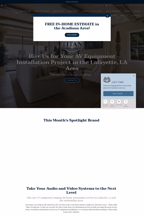 Titan-Audio-Video Homepage 1440px