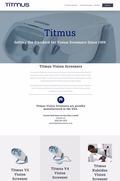 Titmus-Vision-Screeners Homepage 1440px