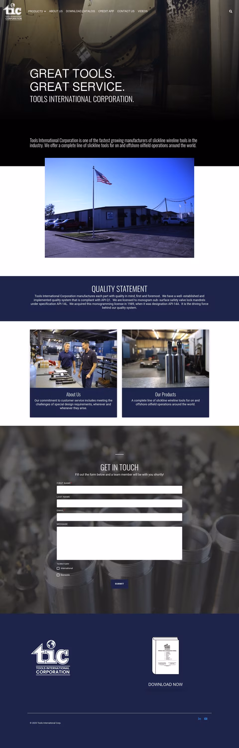 Tools-International Homepage 1440px