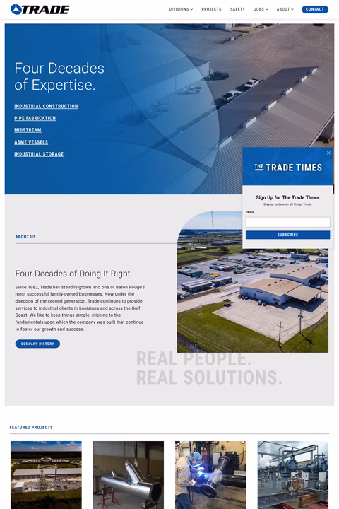 Trade-Construction Homepage 1440px