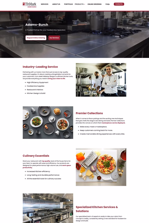 Trimark-Adams-Burch Homepage 1440px