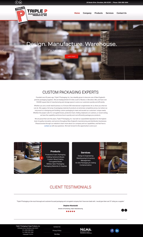 Triple-P-Packaging-Paper-Products Homepage 1440px