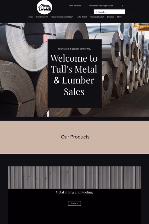 Tull-Lumber-Sales Homepage 1440px