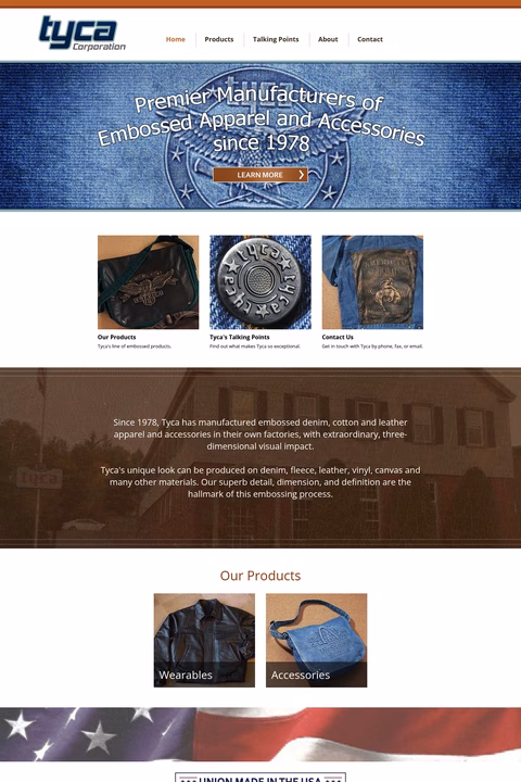 Tyca-Corporation Homepage 1440px