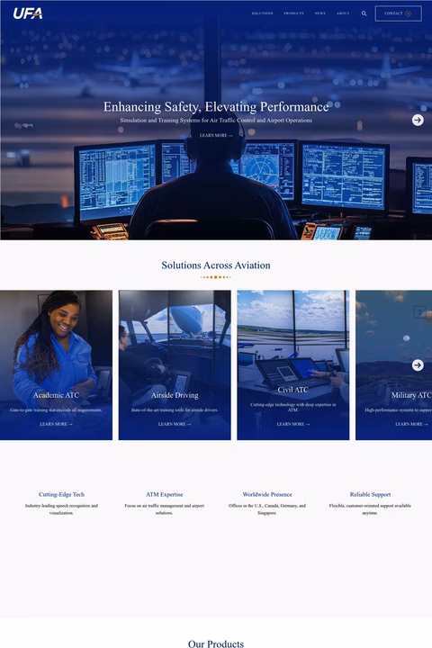 Ufa-Inc Homepage 1440px