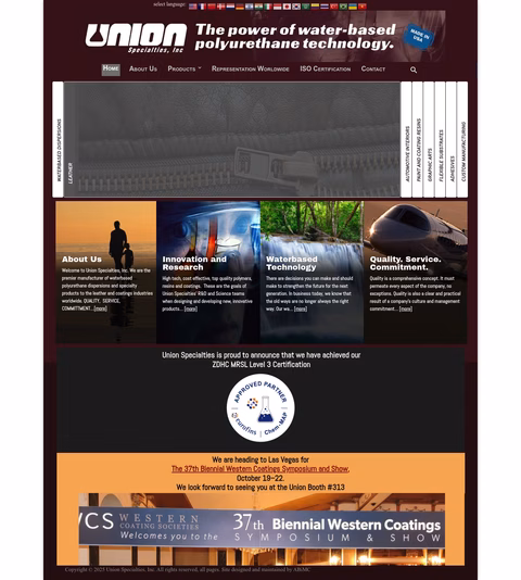 Union-Specialties Homepage 1440px