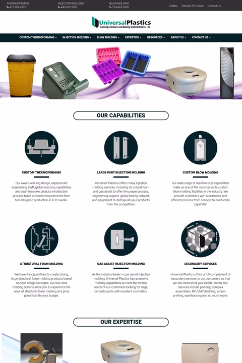 Universal-Plastics-2 Homepage 1440px