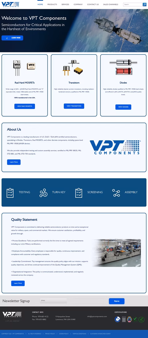 Vpt-Components Homepage 1440px