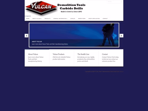 Vulcan-Tools Homepage 1440px