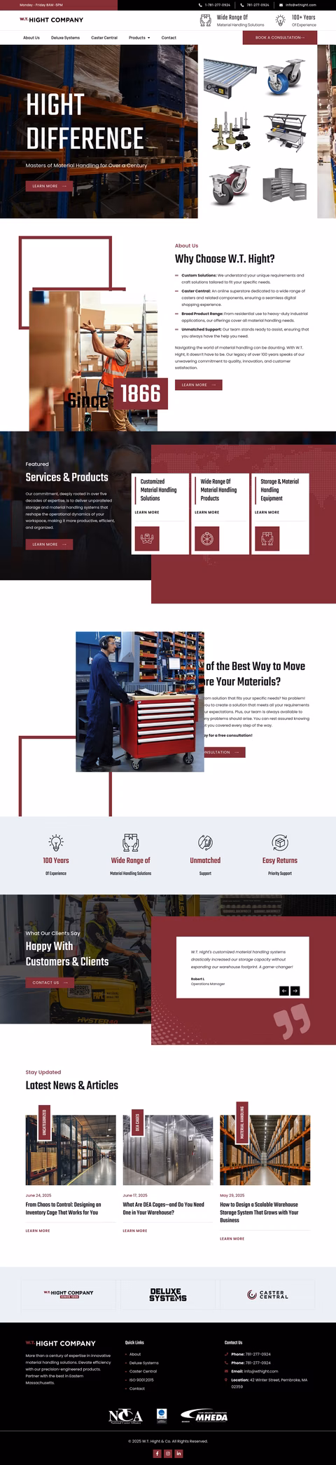 W-T-Hight-Company Homepage 1440px