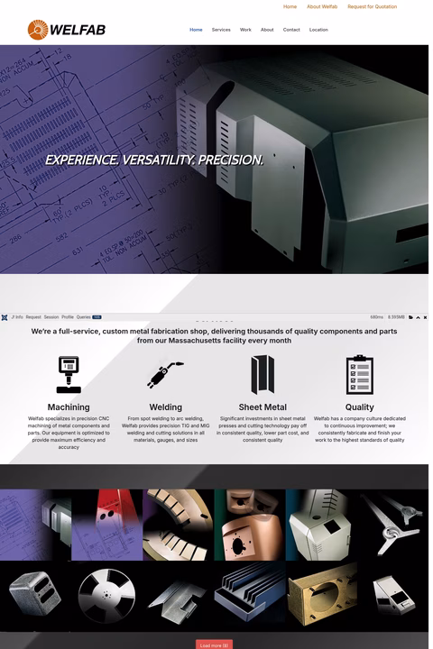 Welfab Homepage 1440px