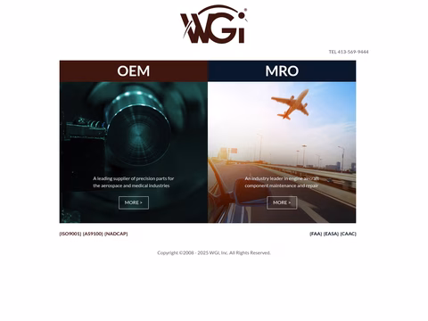 Westfied-Gage-Inc Homepage 1440px