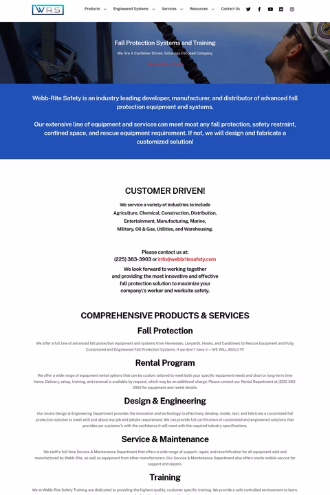 Webb-Rite-Safety Homepage 1440px