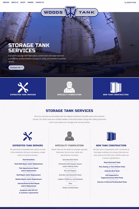 Woods-Tank Homepage 1440px