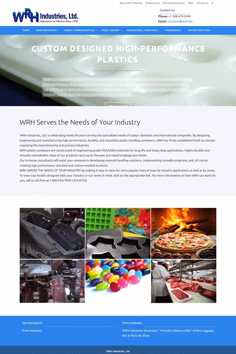 Wrh-Industries Homepage 1440px