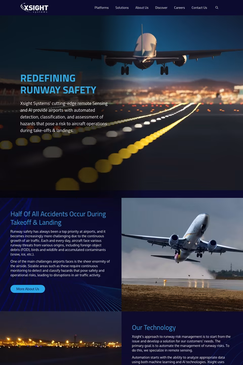 Xsight-Systems Homepage 1440px