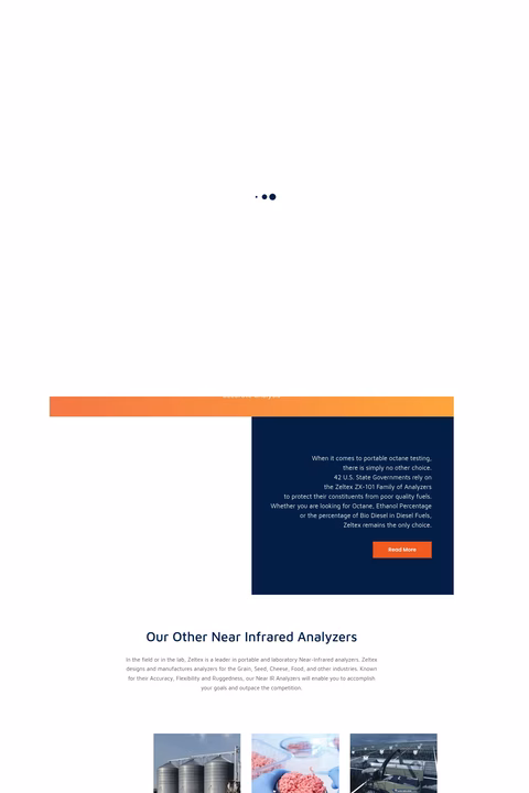 Zeltex Homepage 1440px