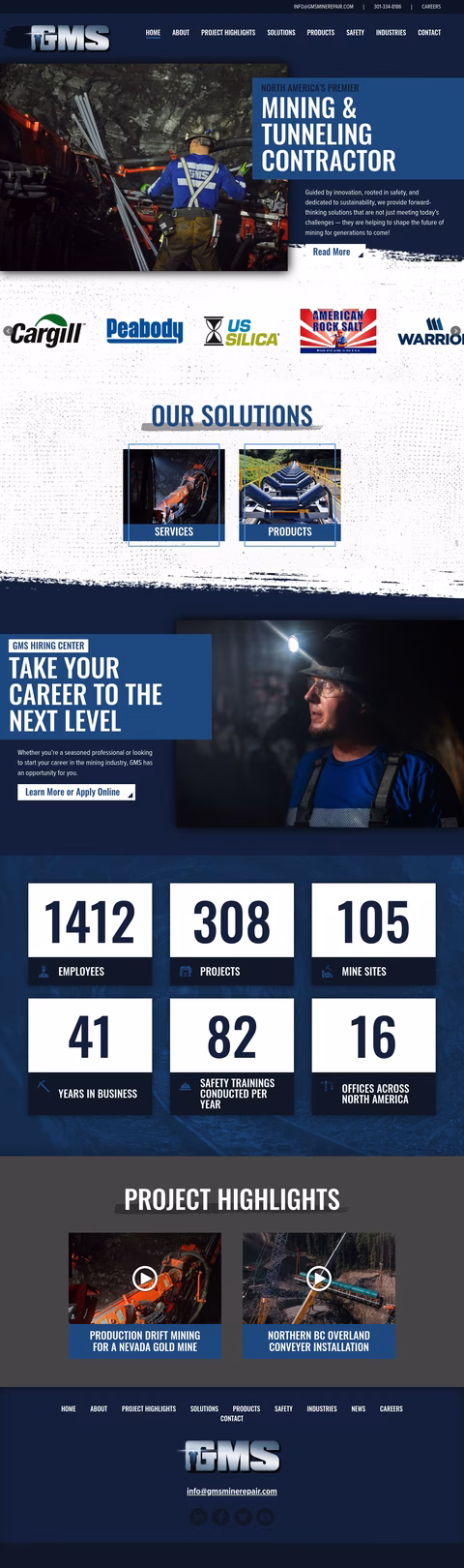 Gms-Mine-Repair-Maintenance Homepage 1440px