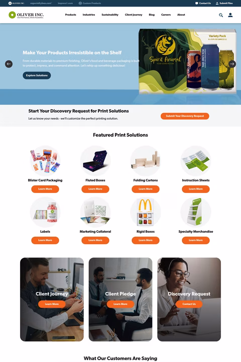 Oliver-Inc Homepage 1440px