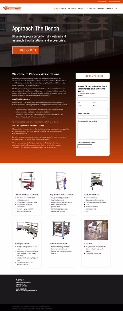 Phoenix-Workstations Homepage 1440px