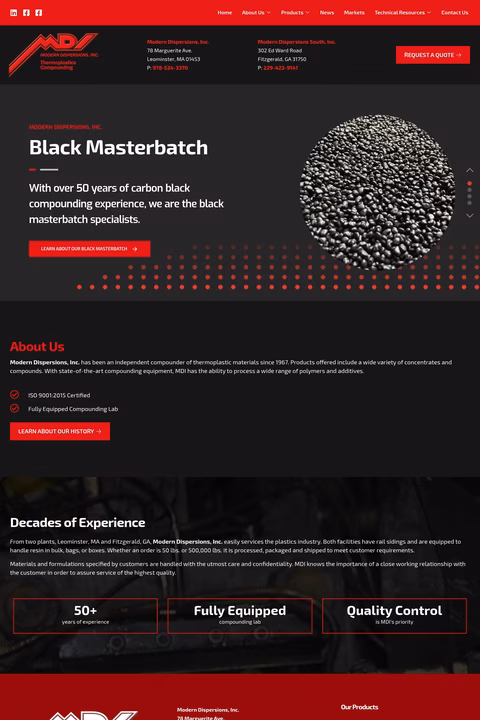 Modern-Dispersions-Inc Homepage 1440px