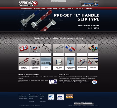 Seekonk-Precision-Tools Homepage 1440px