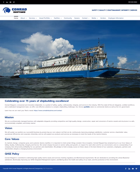 Conrad-Shipyard Homepage 1440px