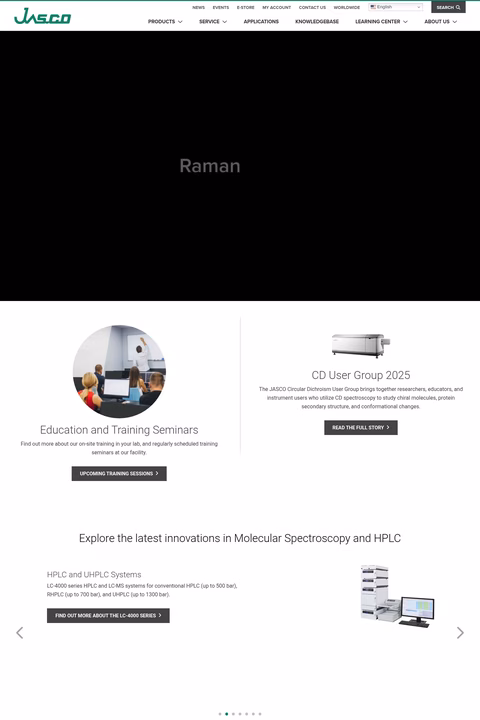 Jasco Homepage 1440px