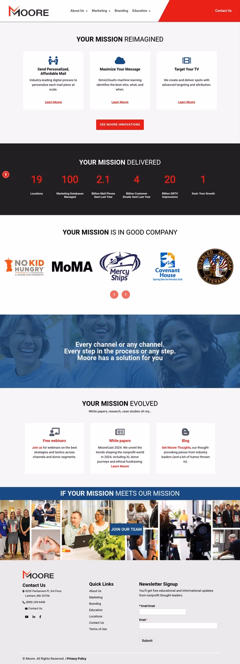 Moore Homepage 1440px