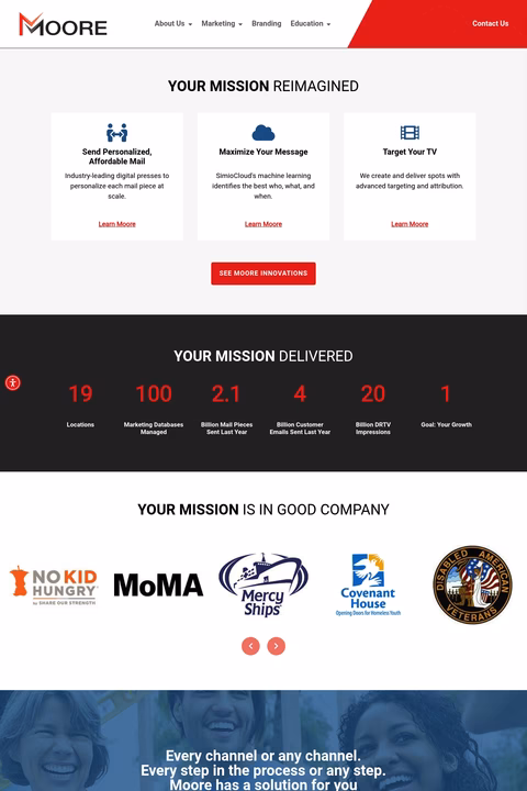 Moore Homepage 1440px