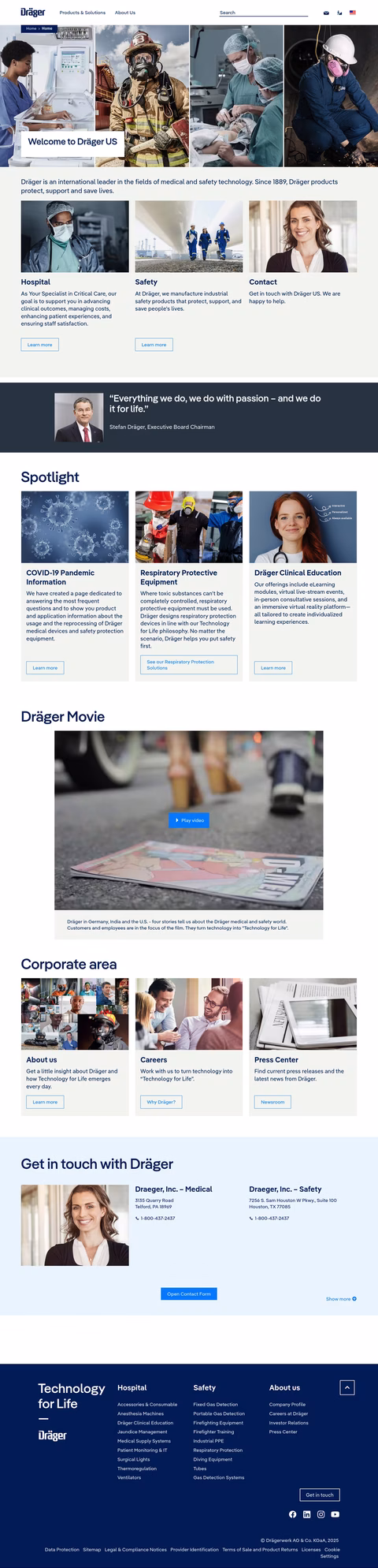 Dräger-Us Homepage 1440px