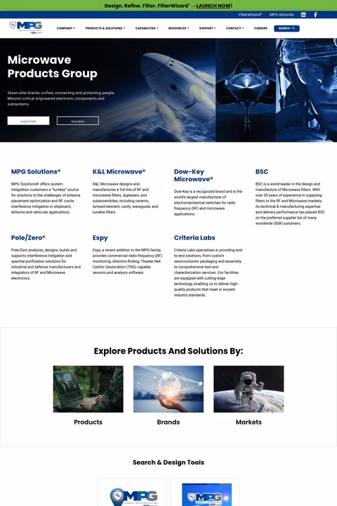 Microwave-Products-Group Homepage 1440px