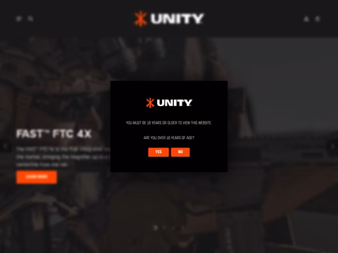 Unity-Tactical Homepage 1440px