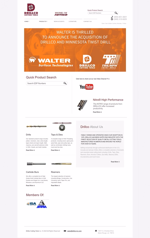 Drillco-Cutting-Tools Homepage 1440px