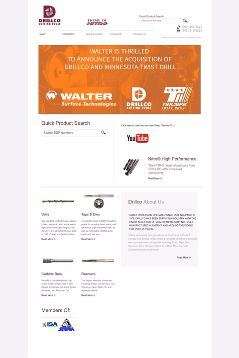 Drillco-Cutting-Tools Homepage 1440px