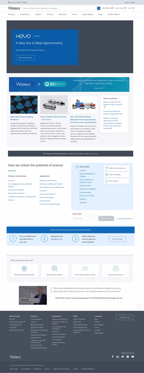 Waters-Corporation Homepage 1440px