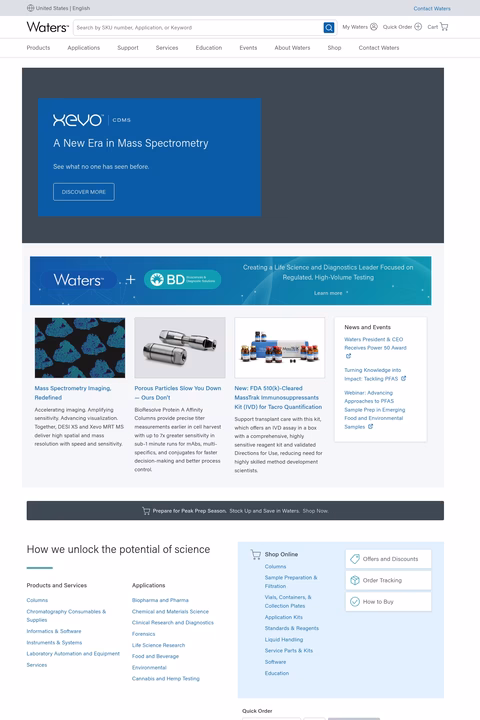 Waters-Corporation Homepage 1440px