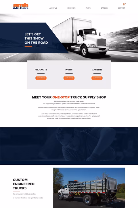 A-M-Haire Homepage 1440px