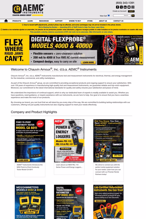 Aemc-Instruments Homepage 1440px