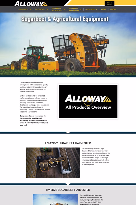 Alloway-Standard-Industries Homepage 1440px