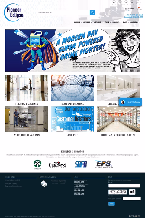 Amano-Pioneer-Eclipse Homepage 1440px