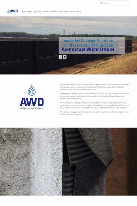 American-Wick-Drain Homepage 1440px