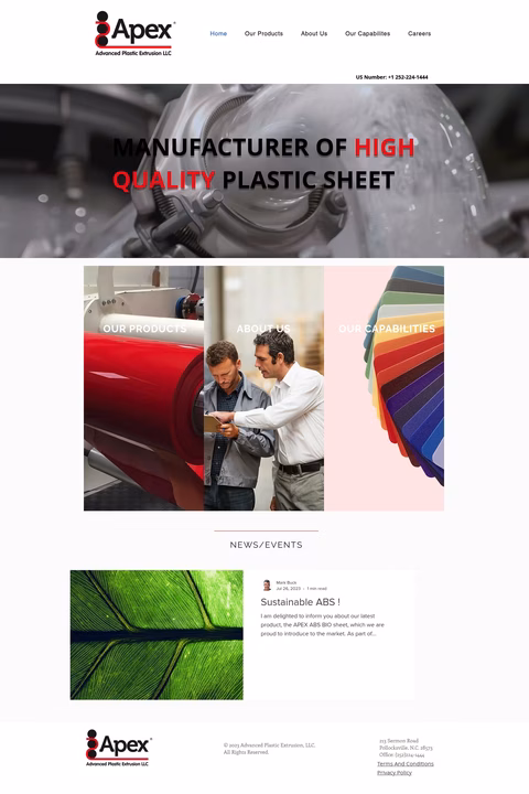 Apex-Advanced-Plastic-Extrusion Homepage 1440px
