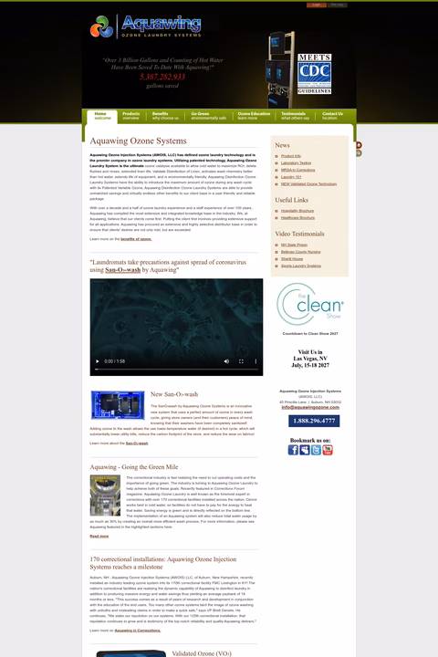 Aquawing-Ozone Homepage 1440px