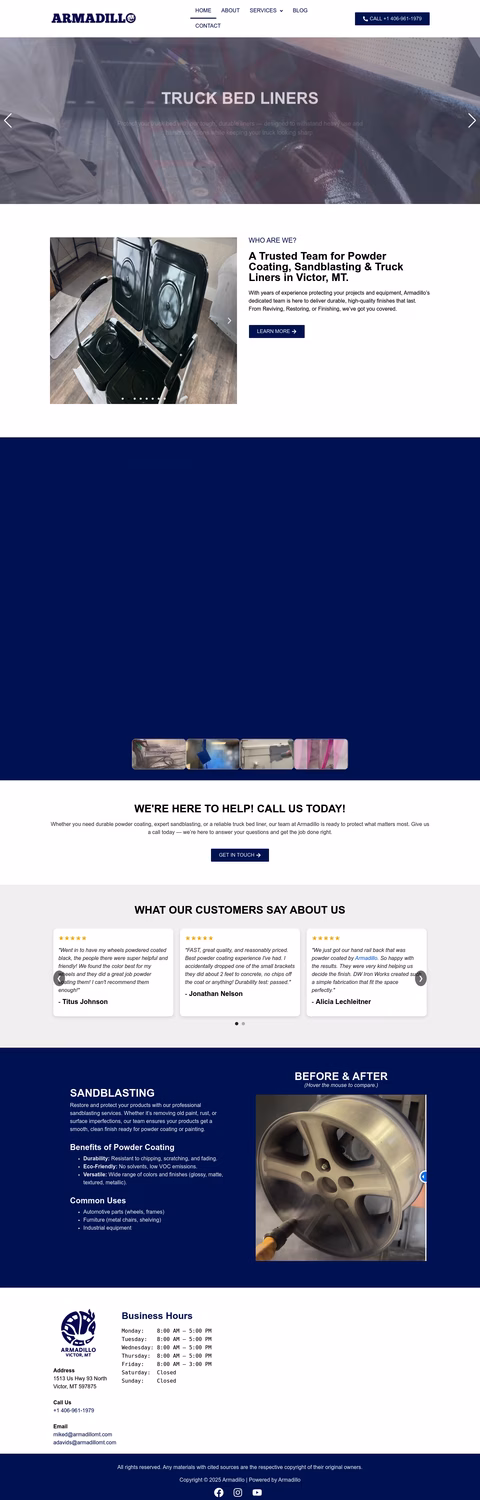 Armadillo-Powder-Coating Homepage 1440px