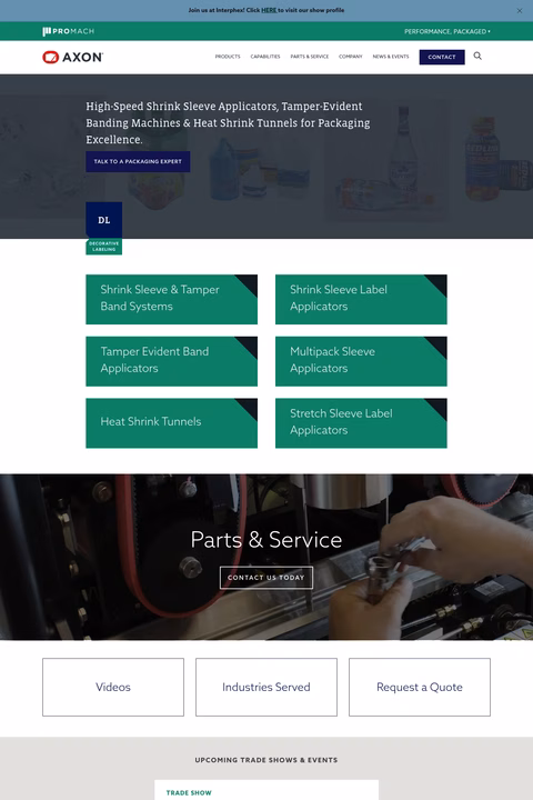 Axon Homepage 1440px