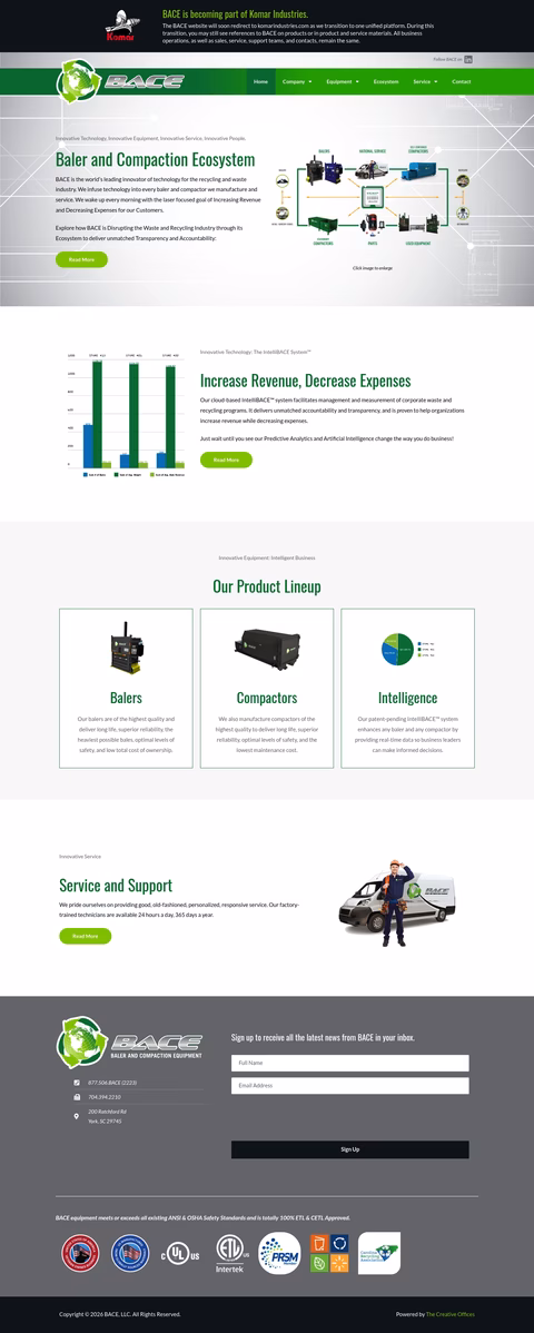 Bace Homepage 1440px