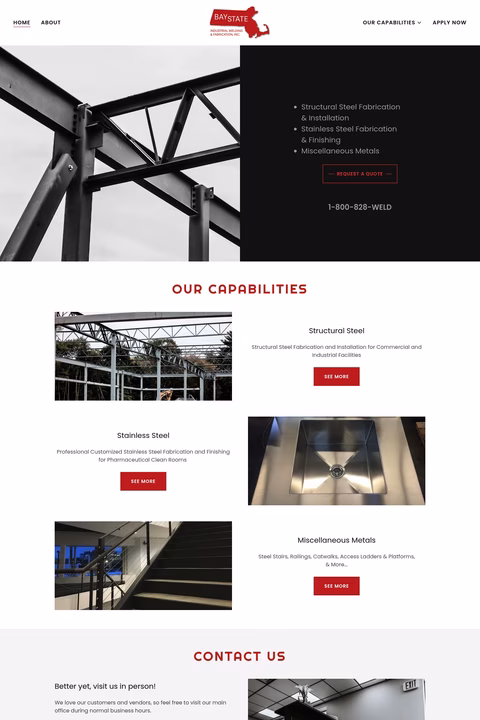 Bay-State-Industrial-Welding-Fabrication Homepage 1440px