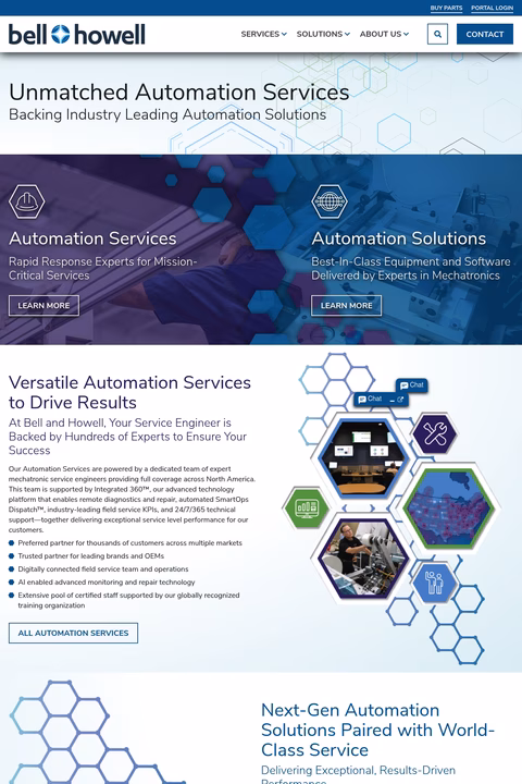 Bell-And-Howell Homepage 1440px