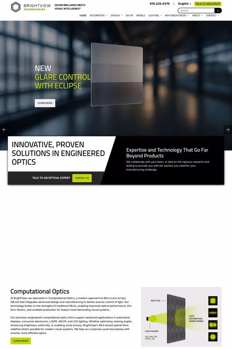 Brightview-Technologies Homepage 1440px